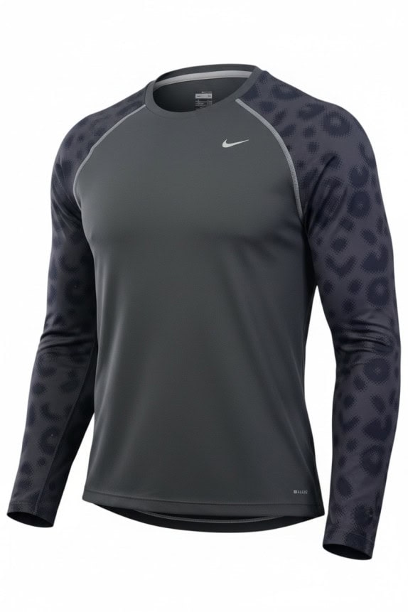 NIKE LONG SLEEVE ATHLETIC BLACK MEN PRE OWNED S