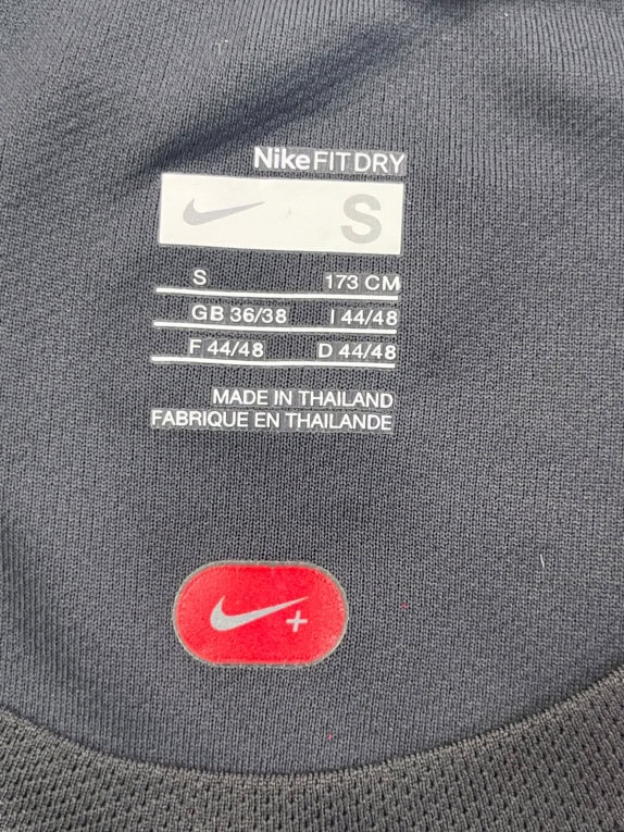 NIKE ΜΠΛΟΥΖΑ ΜΑΚΡΥΜΑΝΙΚΗ ATHLETIC ΜΑΥΡΟ ΑΝΤΡΙΚΟ PRE OWNED S