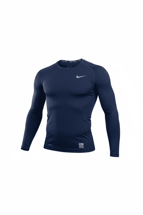 NIKE ΜΠΛΟΥΖΑ ΜΑΚΡΥΜΑΝΙΚΗ NIKE PRO ΣΛΟΓΚΑΝ ΜΠΛΕ ΑΝΔΡΙΚΟ M