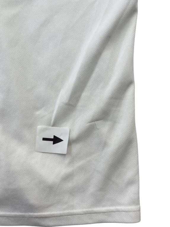 NIKE POLO SHIRT SPORTSWEAR WHITE BLACK MENS PRE OWNED L