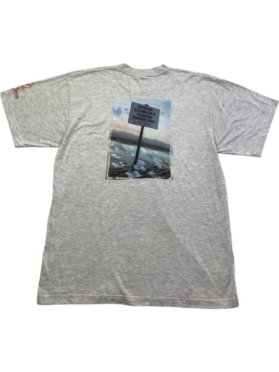NIKE MAGLIETTA T-SHIRT VINTAGE EGMOND MARATHON 99 GRIGIA UOMO XL