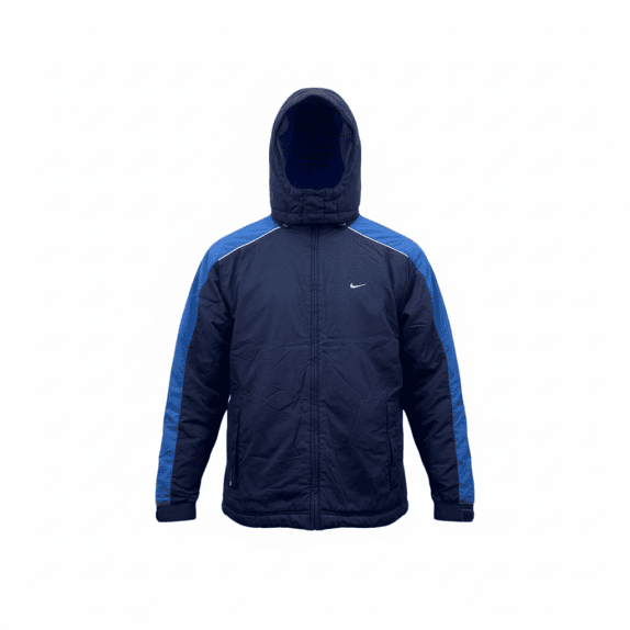 Nike Outdoor Hooded Vintage Swoosh Logo Jacket Blue Men’s L