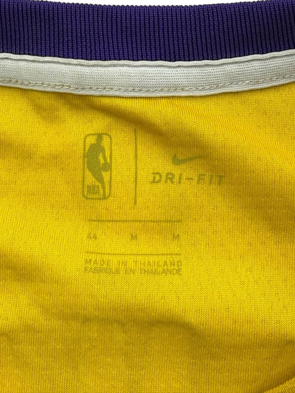NIKE NBA LAKERS JAMES ΦΑΝΕΛΑ ΜΠΑΣΚΕΤ SPORTSWEAR ΚΙΤΡΙΝΟ ΑΝΤΡΙΚΟ PRE OWNED M