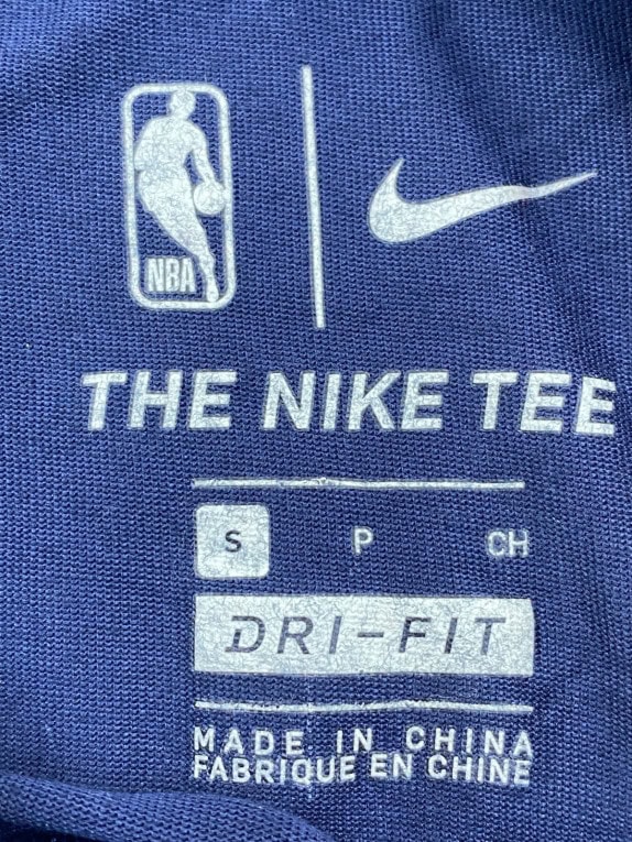 NIKE NBA PACERS T SHIRT GRAPHIC NAVY UOMO PRE OWNED S