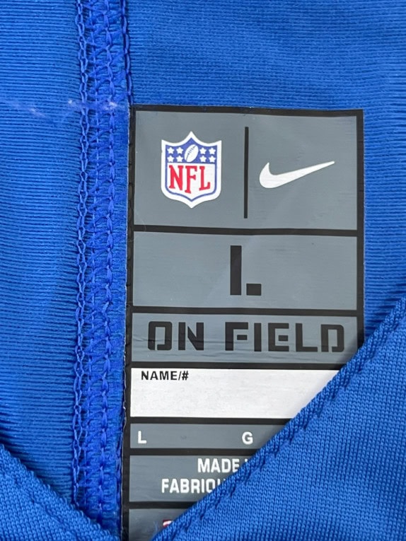 NIKE NFL MAGLIA FOOTBALL SPORTSWEAR BLU ROYAL UOMO PRE OWNED L