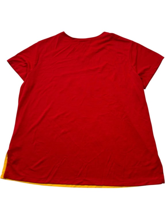 NIKE NFL KANSAS CITY CHIEFS T SHIRT SPORTSWEAR YELLOW RED WOMENS PRE OWNED XXL