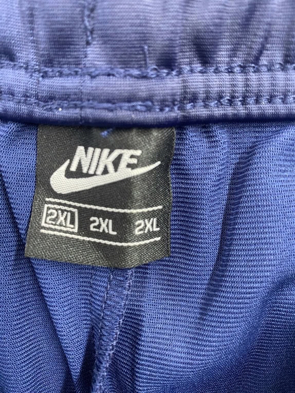 NIKE Παντελόνι Φόρμας Ανδρικό Με Λογότυπο Μπλε 2XL