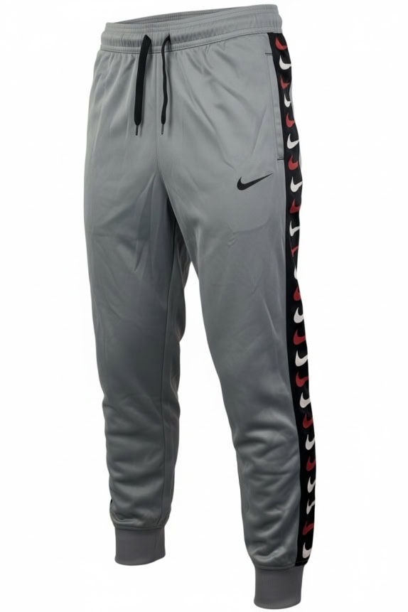 NIKE Παντελόνι Φόρμας Jogger με Multi-Swoosh Side Tape Γκρι Unisex Small