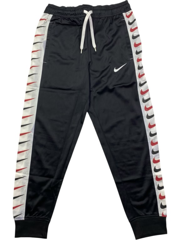 NIKE Παντελόνι Φόρμας Jogger με Multi-Swoosh Side Tape Μαύρο Unisex Small