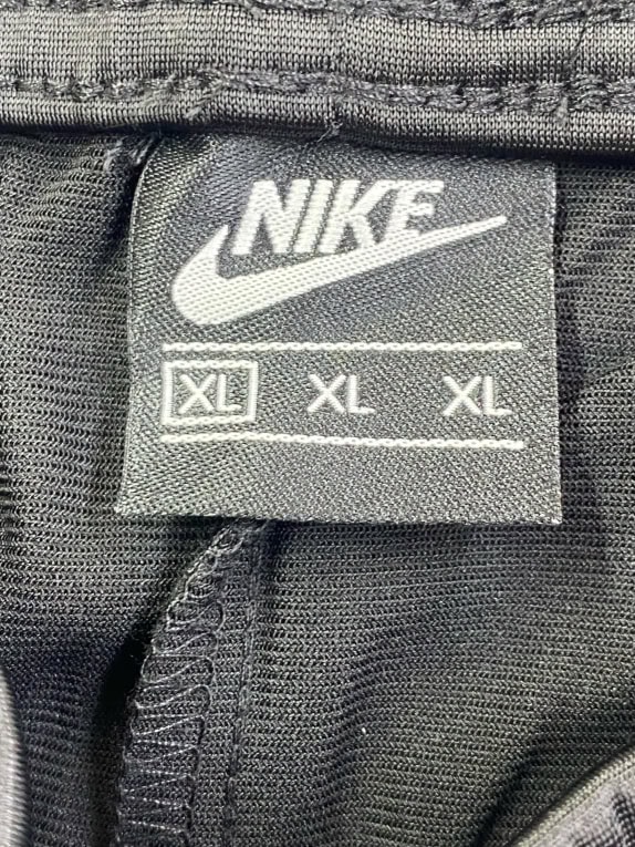NIKE Pantaloni sportivi con nastro logo nero unisex XL