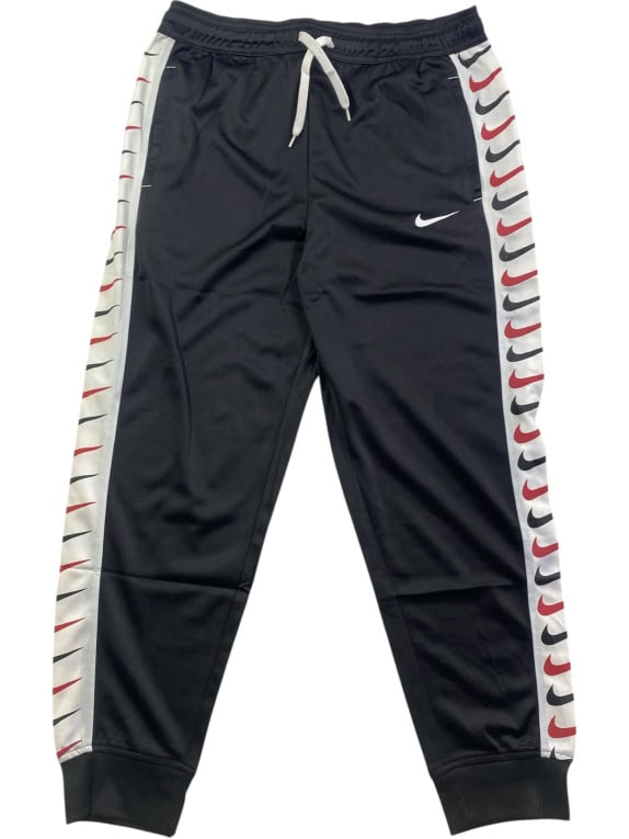 NIKE Pantaloni sportivi con nastro logo nero unisex XL