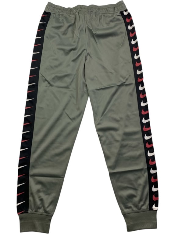 NIKE Παντελόνι Φόρμας Multi-Swoosh Logo Taping Khaki/Black Ανδρικό Small