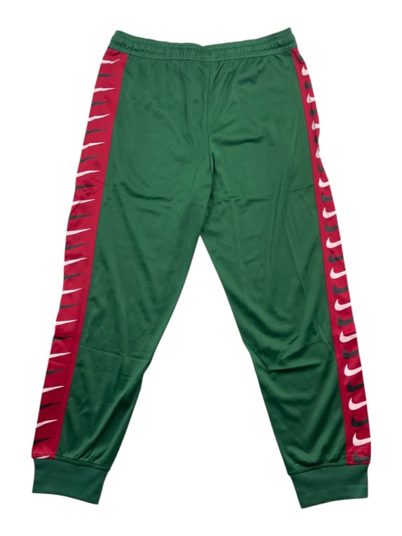 NIKE TRACK PANTS REPEAT SWOOSH GREEN MEN'S XL