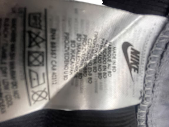 NIKE PANTALONI DELLA TUTA CON LOGO LATERALE GRIGIO UOMO 4XL