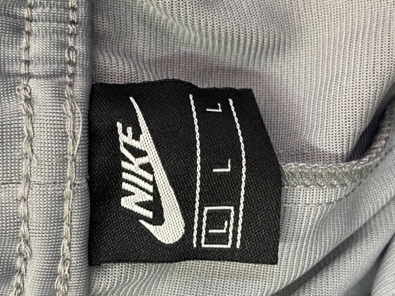 NIKE PANTALONI TUTA SPORTSWEAR GRIGIO UOMO PRE OWNED L