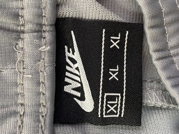 NIKE PANTALONI TUTA SPORTSWEAR GRIGIO UOMO PRE OWNED XL