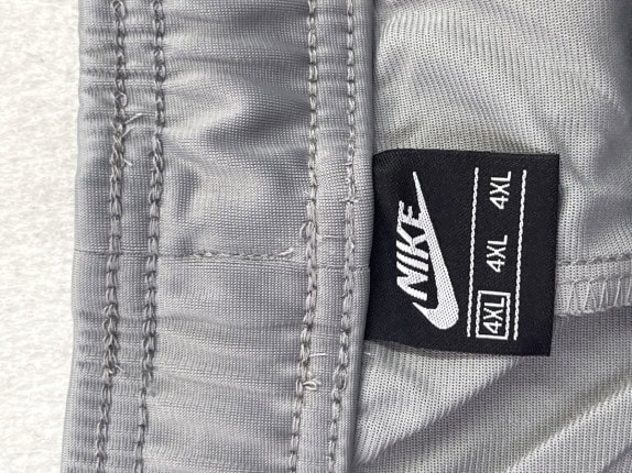 NIKE PANTALONI TUTA SPORTSWEAR GRIGIO UOMO PRE OWNED 4XL
