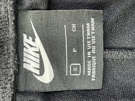NIKE PANTALONI TUTA SPORTSWEAR NERO UOMO PRE OWNED S