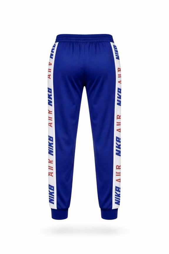 NIKE TRACK PANTS SPORTSWEAR BLUE MEN PRE OWNED L