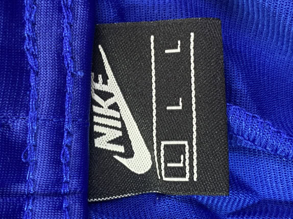 NIKE TRACK PANTS SPORTSWEAR BLUE MEN PRE OWNED L