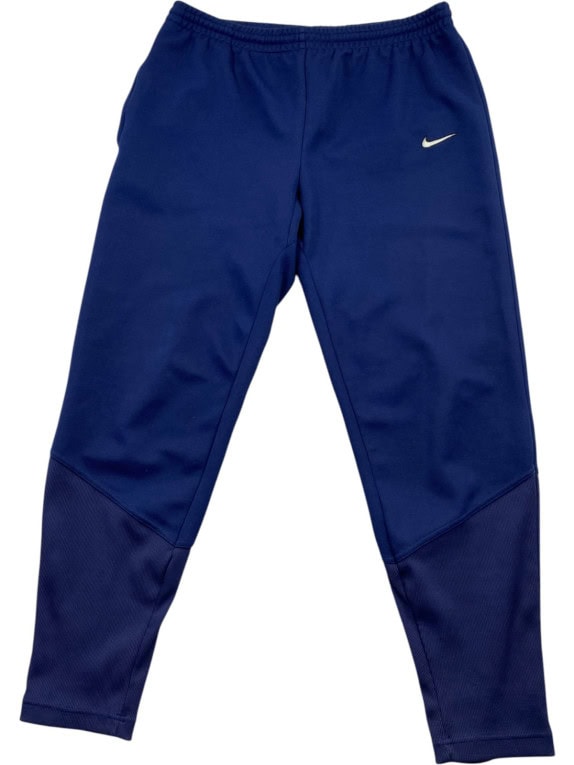 NIKE TRACK PANTS SPORTSWEAR NAVY MEN PRE OWNED L