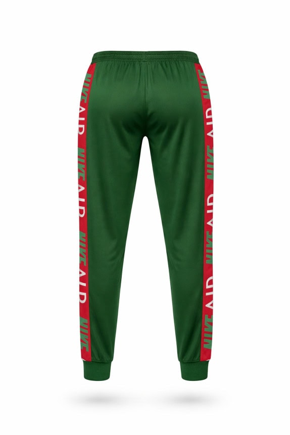 NIKE TRACK PANTS SPORTSWEAR GREEN MALE PRE OWNED XL