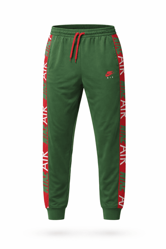 NIKE PANTALONI TUTA SPORTSWEAR VERDE UOMO PRE OWNED XXL