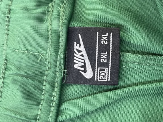 NIKE PANTALONI TUTA SPORTSWEAR VERDE UOMO PRE OWNED XXL
