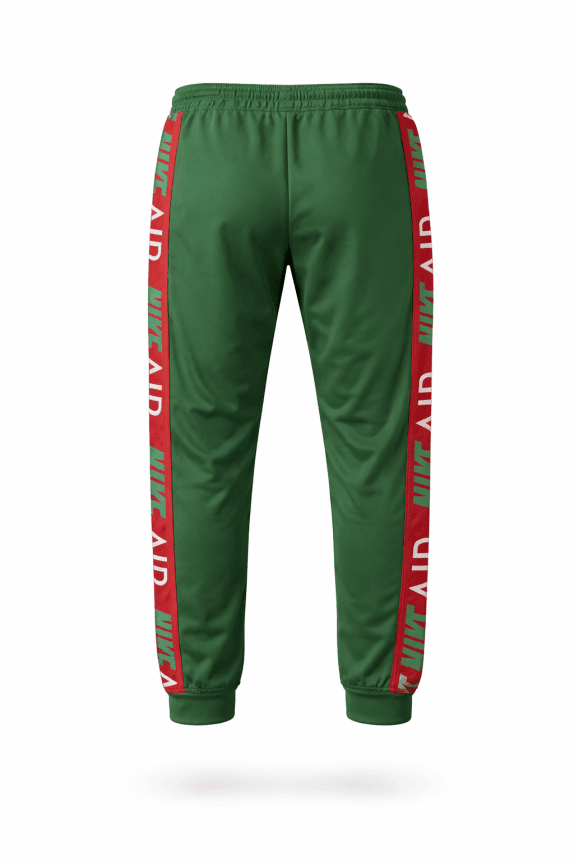 NIKE PANTALONI TUTA SPORTSWEAR VERDE UOMO PRE OWNED XXL