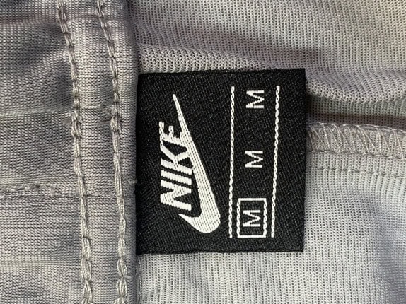 NIKE TRACK PANTS STREETWEAR GREY MEN PRE OWNED M