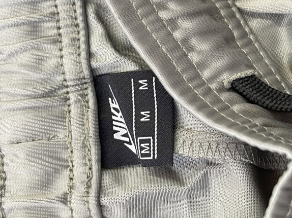 NIKE TRACK PANTS STREETWEAR GREY MEN PRE OWNED M