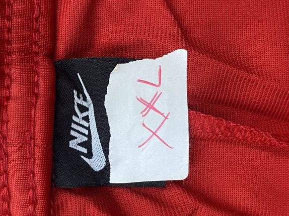 NIKE PANTALONI TUTA STREETWEAR ROSSO UOMO PRE OWNED XXL