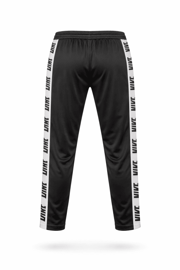 NIKE TRACK PANTS STREETWEAR BLACK MEN PRE OWNED 2XL