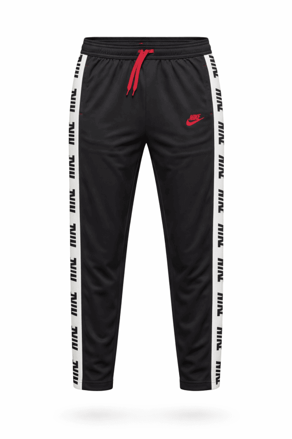 NIKE PANTALONI TUTA STREETWEAR NERO UOMO PRE OWNED XXL