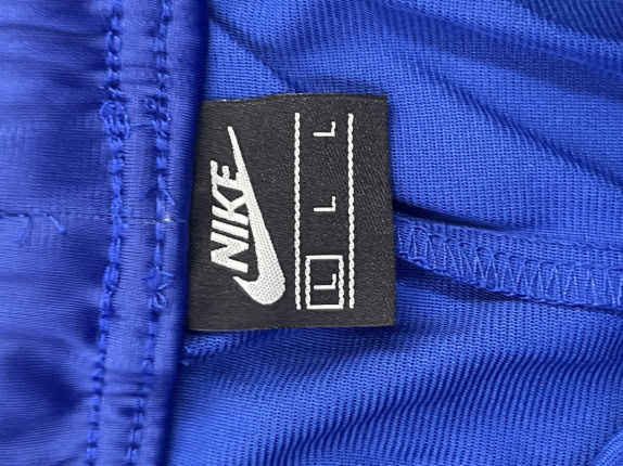 NIKE TRACK PANTS STREETWEAR BLUE MEN PRE OWNED L