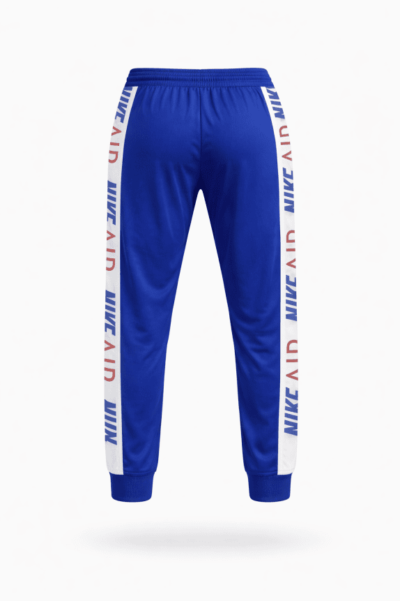 NIKE PANTALONI TUTA STREETWEAR BLU UOMO PRE OWNED M