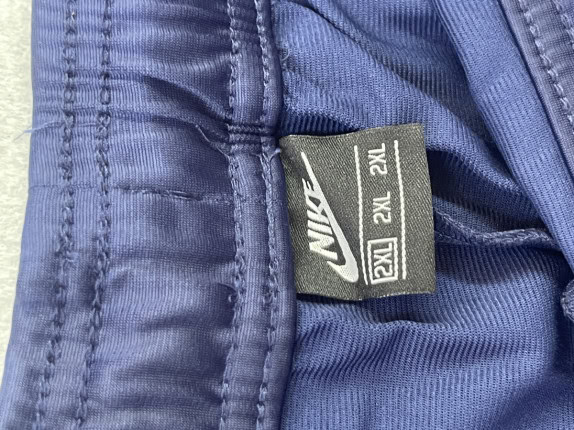 NIKE PANTALONI TUTA STREETWEAR BLU UOMO PRE OWNED XXL