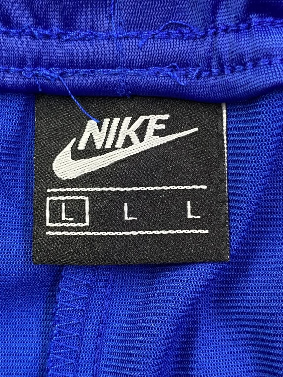NIKE Pantaloni tuta con logo Swoosh e bande, blu, unisex L