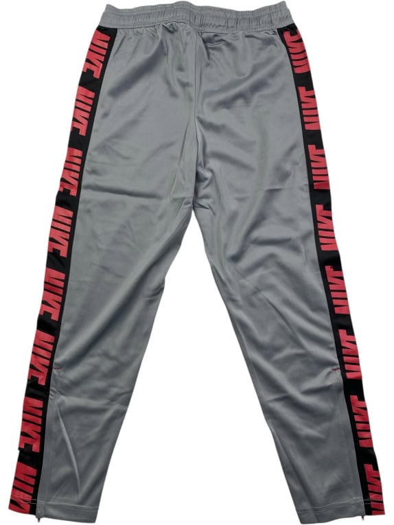 NIKE ΠΑΝΤΕΛΟΝΙ ΦΟΡΜΑΣ TRACK PANTS ΜΕ ΠΛΑΪΝΕΣ ΦΑΣΕΣ LOGO TAPE ΓΚΡΙ ΑΝΔΡΙΚΟ S