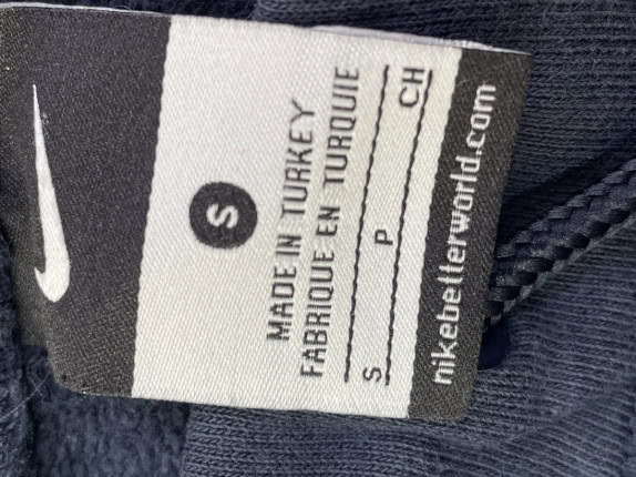 NIKE PANTALONI JOGGER MINIMAL BLU UOMO PRE OWNED S