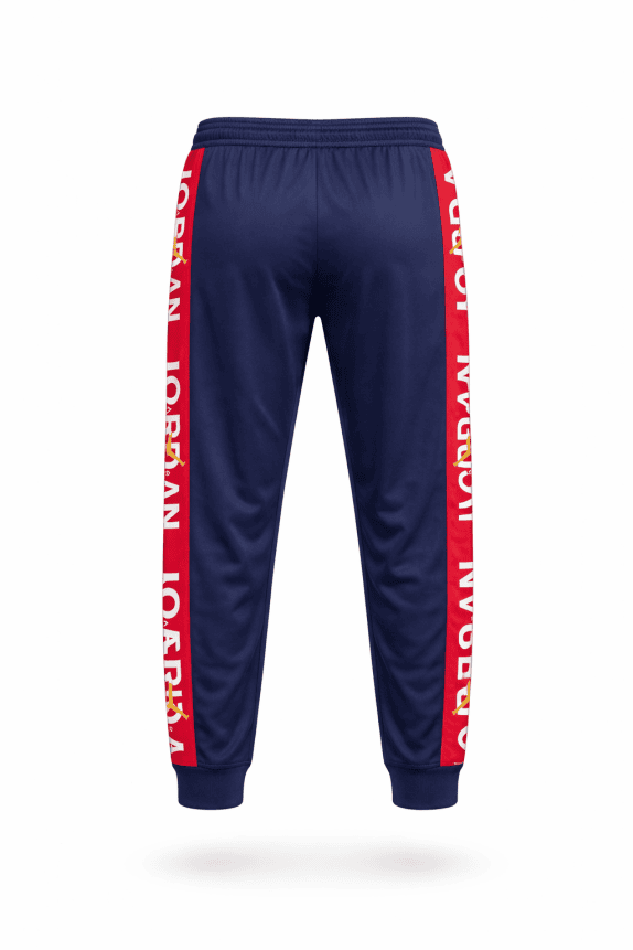 JORDAN JOGGER PANTS SPORTSWEAR BLUE MEN PRE OWNED 2XL