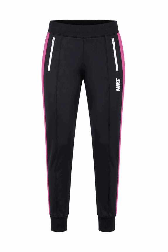 NIKE TRACK PANTS ATHLETIC BLACK WOMEN PRE OWNED S