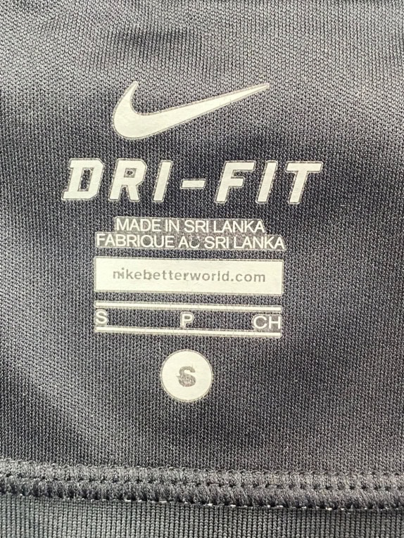 NIKE PANTALONI TRAINING SPORTSWEAR NERI UNISEX PRE OWNED S