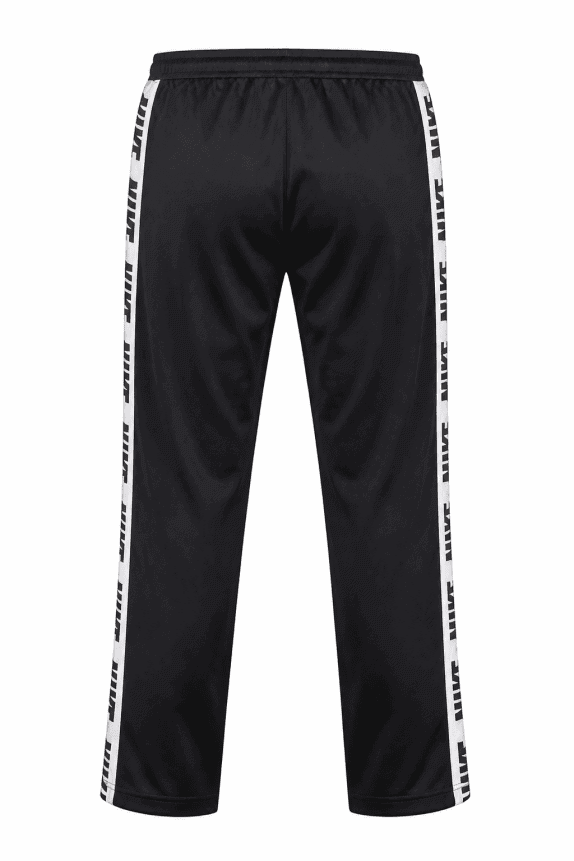 NIKE TRACK PANTS SPORTSWEAR BLACK MEN PRE OWNED L