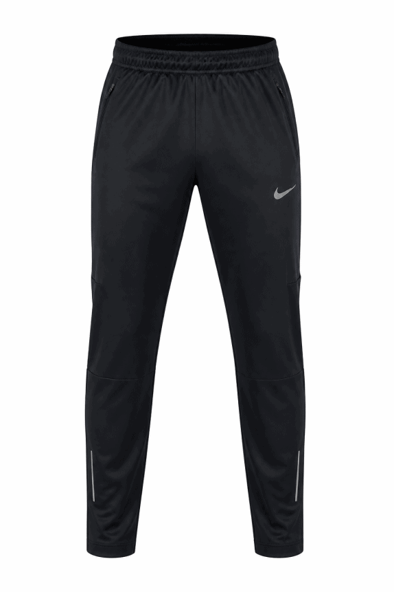 NIKE PANTALONI DA RUNNING SPORTSWEAR NERO UOMO PRE OWNED L