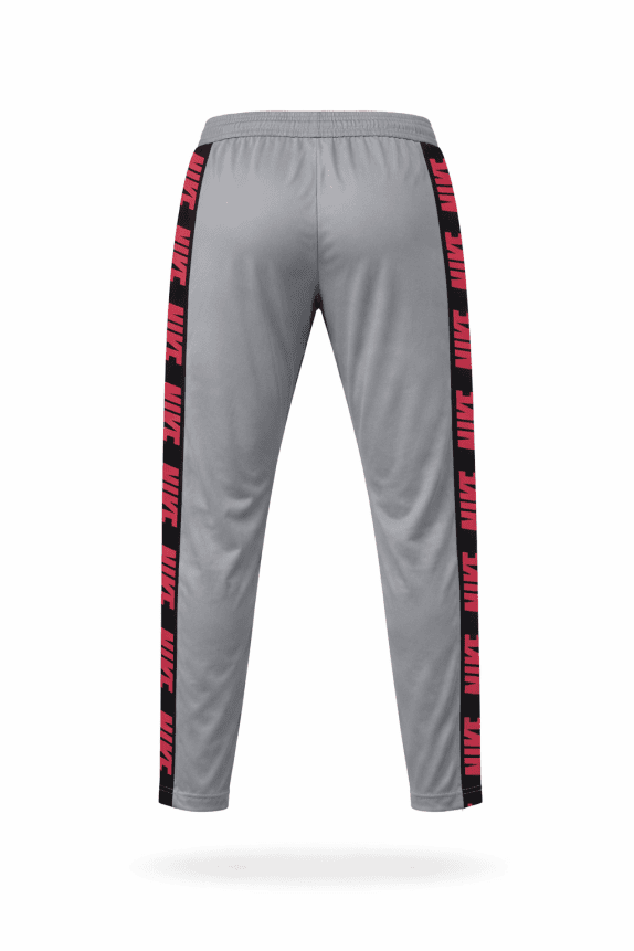 NIKE TRACK PANTS SPORTY GREY MALE PRE OWNED L