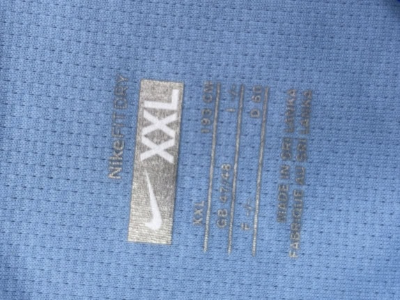 NIKE ΠΟΔΟΣΦΑΙΡΙΚΗ ΦΑΝΕΛΑ VINTAGE ΓΑΛΑΖΙΟ ΑΝΤΡΙΚΟ PRE OWNED XXL