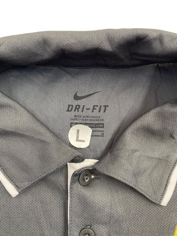 NIKE POLO DRI-FIT AKINS BASEBALL ΑΝΘΡΑΚΙ UNISEX L preowned