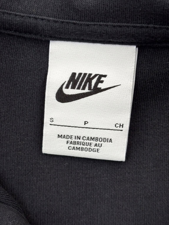 NIKE POLO MINIMAL NERO DONNA PRE OWNED S