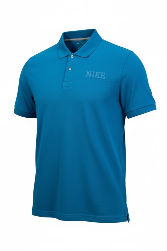 NIKE Polo Μπλούζα Athletic Dept Logo Τυρκουάζ Ανδρική M